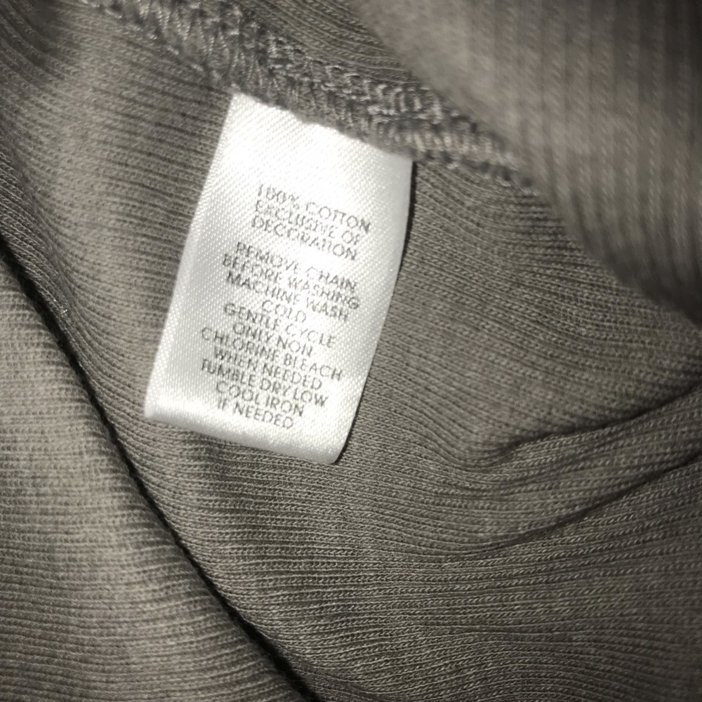 Loft Gray Ribbed Tank - Picture 7 of 9